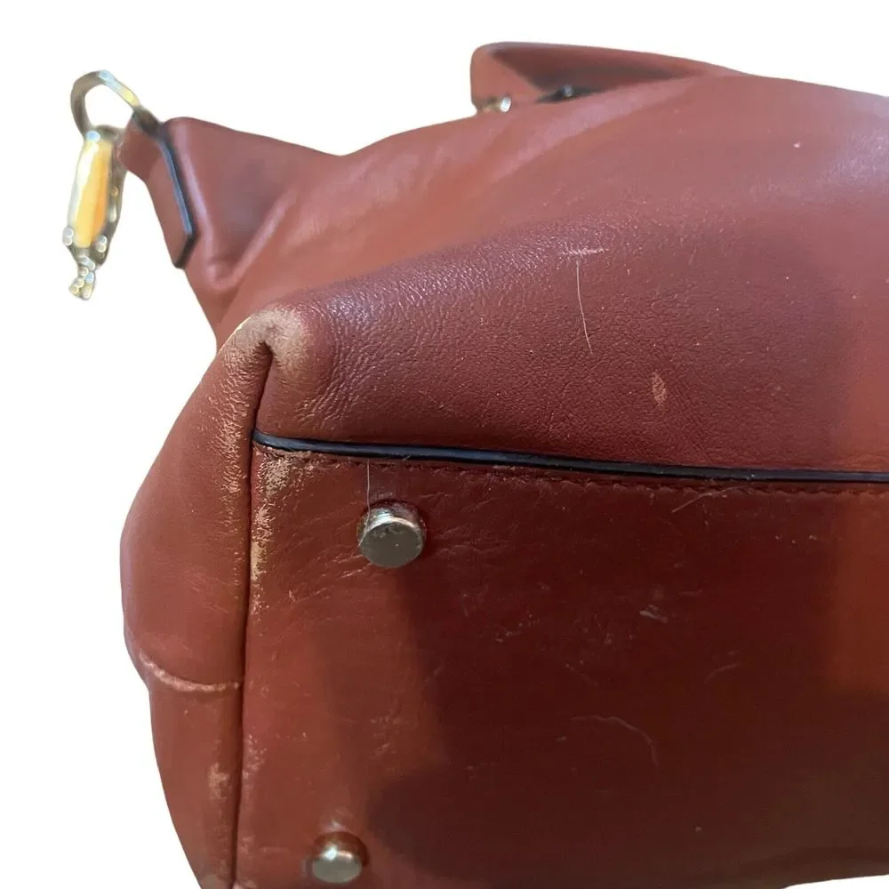 Kate Spade Hampton Road Janie Brown Leather Crossbody Shoulder Bag - Picture 7 of 12